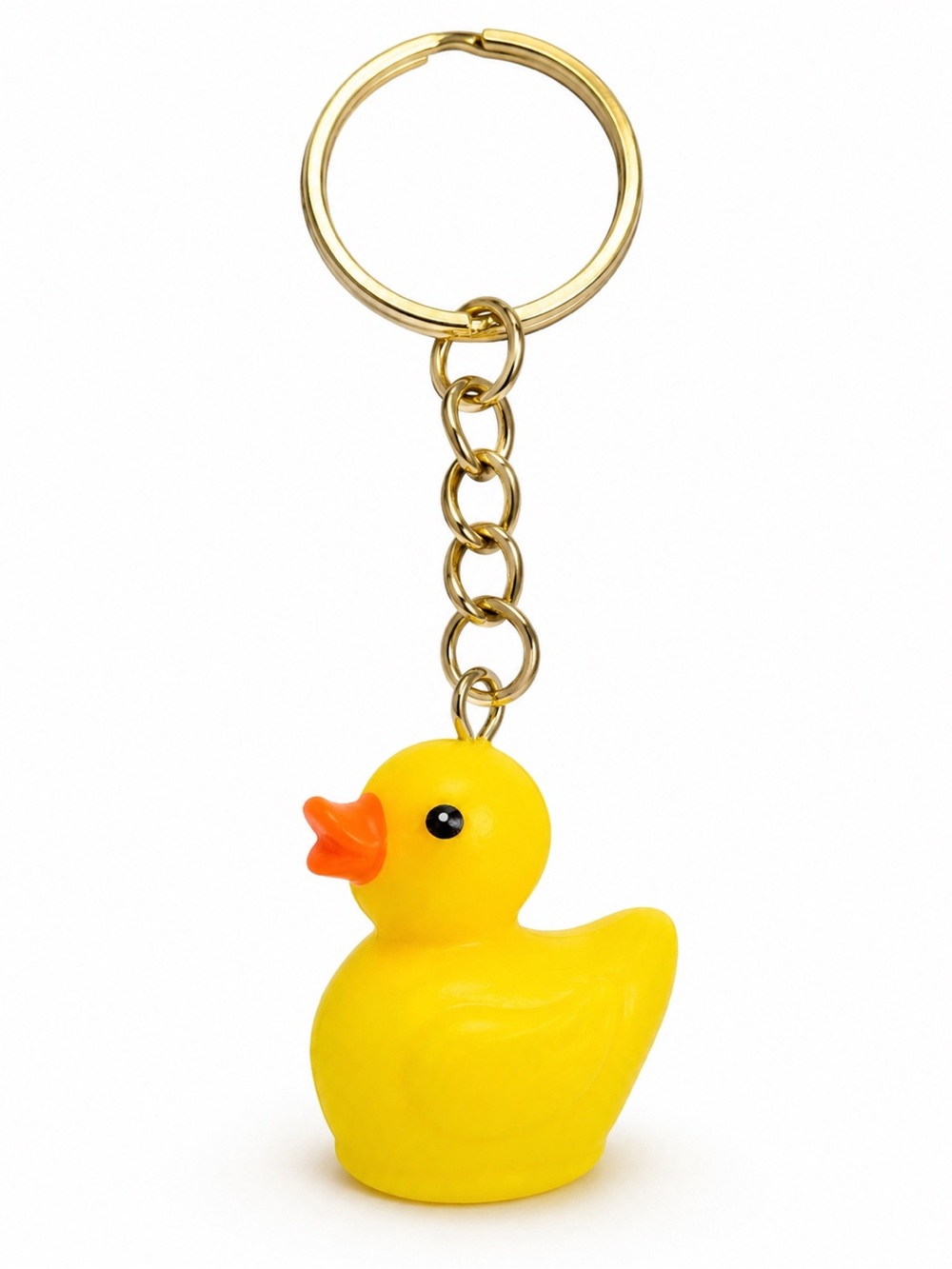 Sippy Duc Mini Rubber Duck Keychain Yellow Ducky Bag Charm Cute Collectible